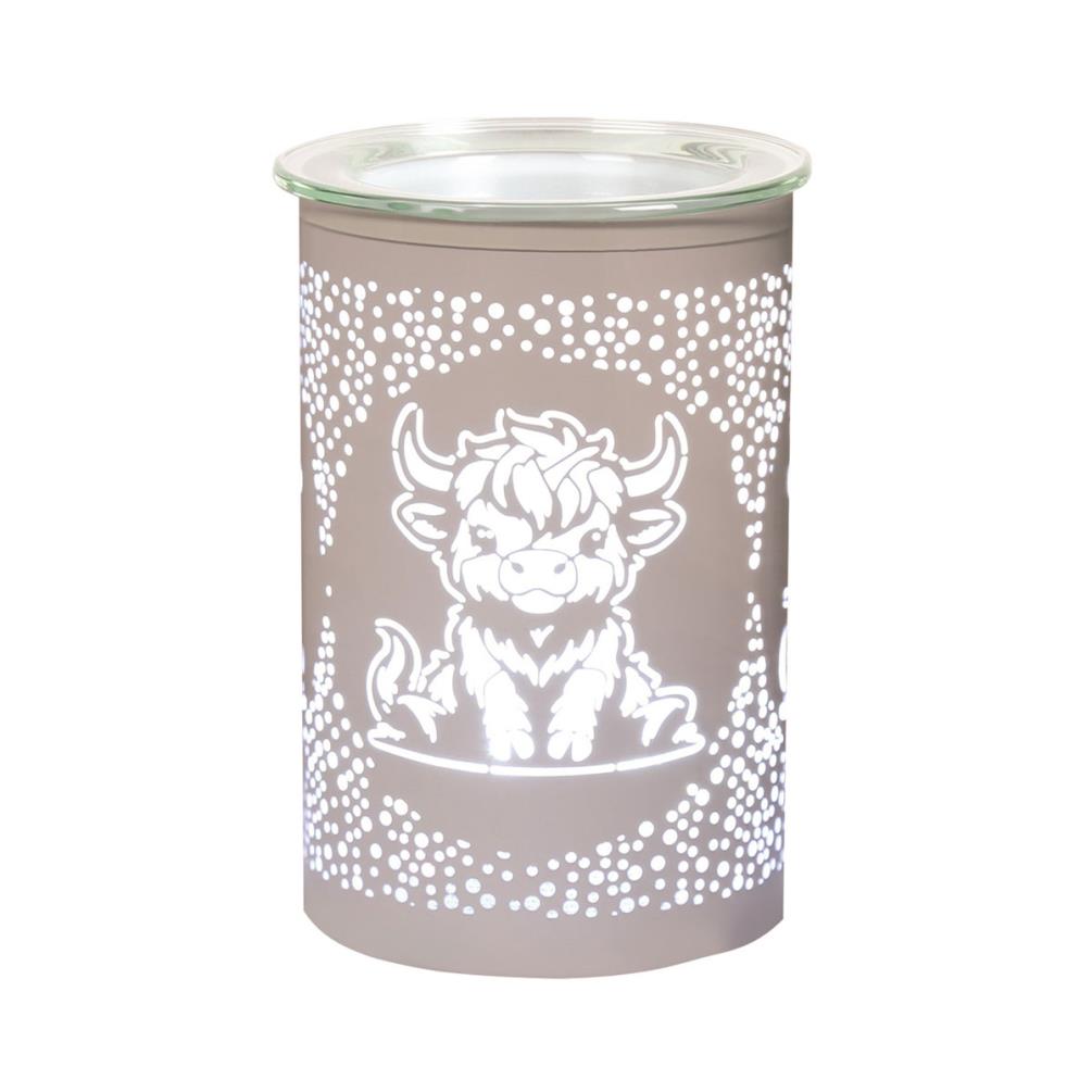 Aroma White Highland Cow Electric Wax Melt Warmer Extra Image 1